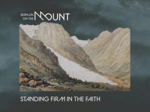 Standing Firm in the Faith